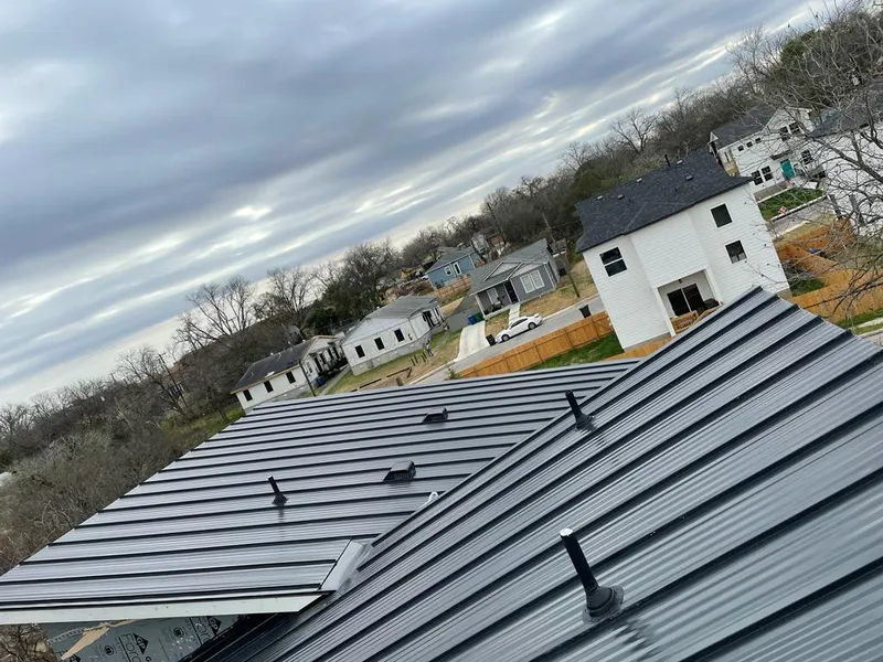 Standing seam metal roof panels with vents for Skylight Repair in Twinsburg